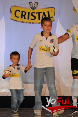 Fotografía en Lanzamiento Camiseta Colo Colo 2013, Estadio Monumental