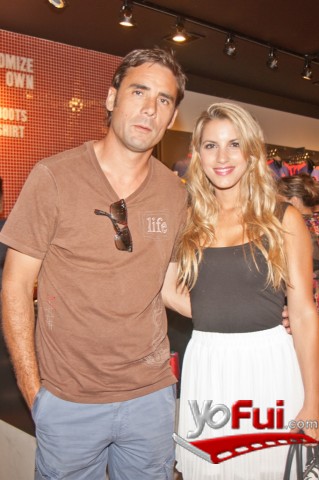 Lucila Vit en Inauguración Nike Store