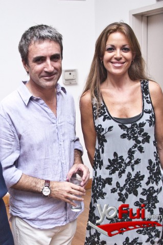 Miguel Amunátegui en inauguración de la Exposición Canto Visual