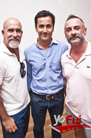 Luis Bellocchio en inauguración de la Exposición Canto Visual
