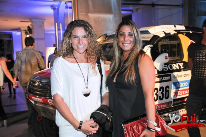 Angélica Contreras en Fiesta de cierre del Dakar 2013