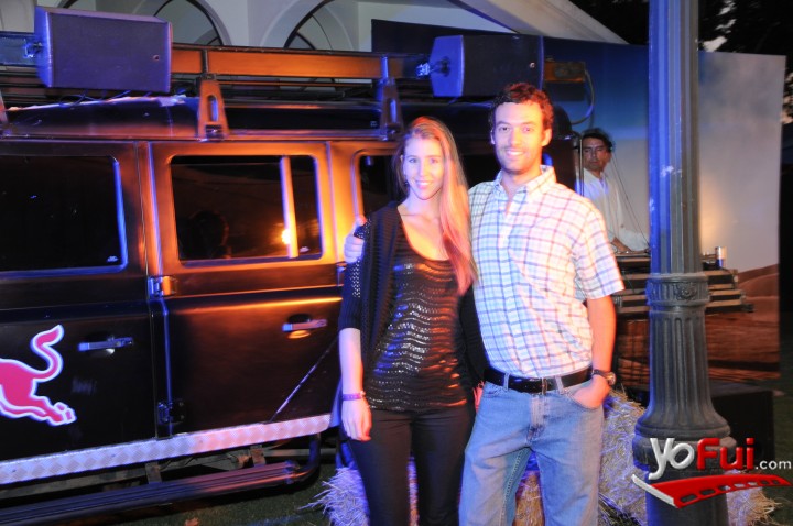 Matías Larraín en Fiesta de cierre del Dakar 2013