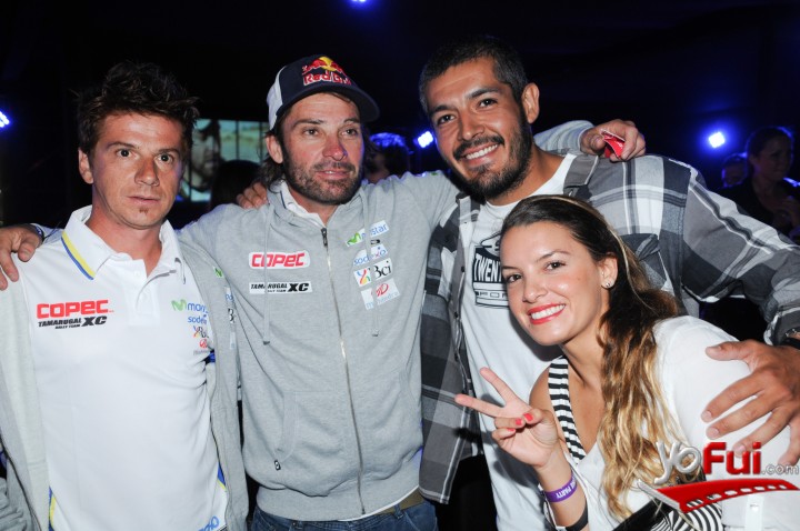 Francisco López en Fiesta de cierre del Dakar 2013