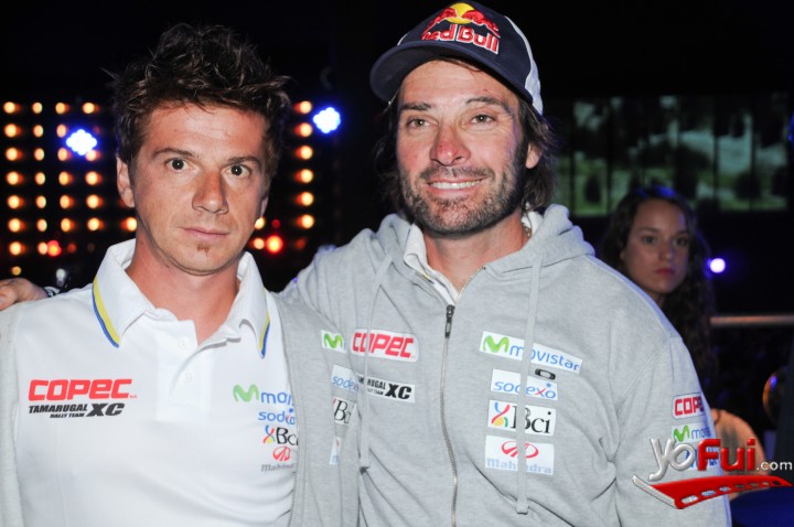 Francisco López en Fiesta de cierre del Dakar 2013