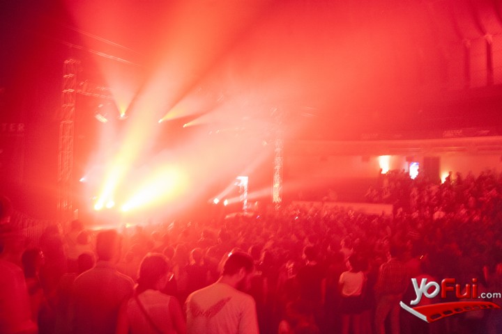 Fotografía en Digitalism en Club Fauna 2013, Teatro La Cúpula