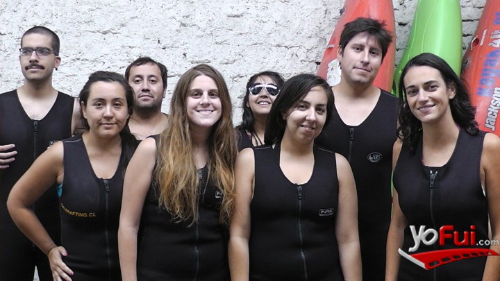 Javiera Arrate en Periodistas disfrutaron de un Día de Rafting en el Cajón del Maipo