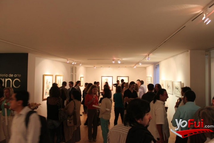 Inauguración Extraños en el Paraíso, Oscar Barra en Galería Blanc