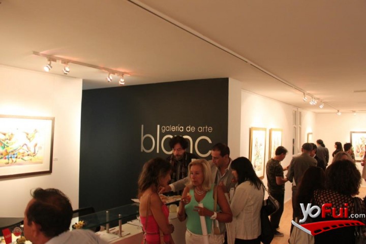 Inauguración Extraños en el Paraíso, Oscar Barra en Galería Blanc