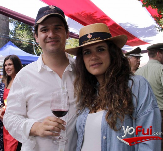 Francisca Cummins en Fiesta de la Vendimia valle de Colchagua
