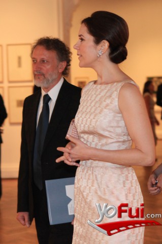 Roberto Farriol, Director del Museo Nacional de Bellas Artes, Princesa Heredera Mary de Dinamarca