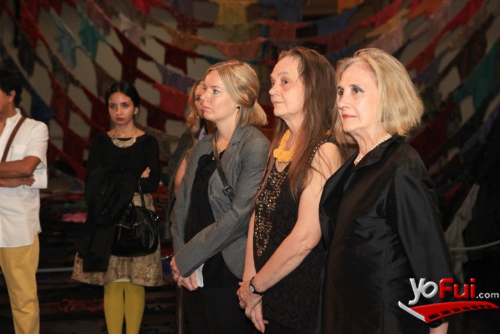Fotografía en Inauguración "Diálogos" de Kaarina Kaikkonen, Museo Nacional de Bellas Artes