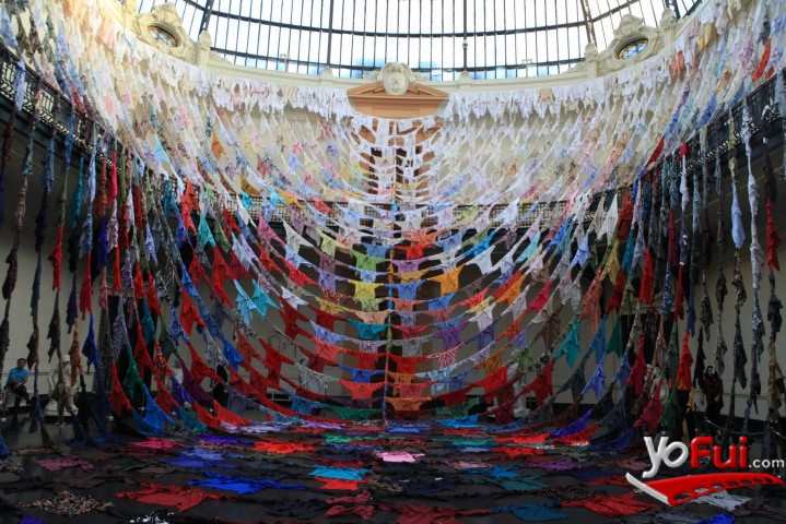 Fotografía en Inauguración "Diálogos" de Kaarina Kaikkonen, Museo Nacional de Bellas Artes