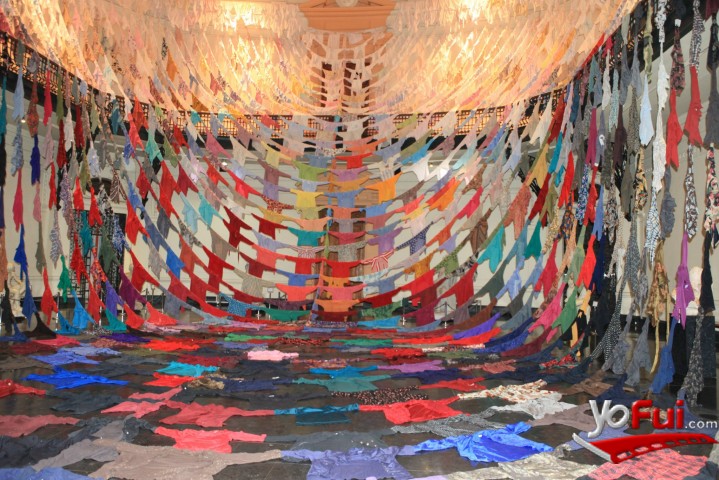 Fotografía en Inauguración "Diálogos" de Kaarina Kaikkonen, Museo Nacional de Bellas Artes