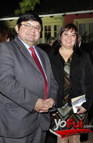 Angel Bozán, alcalde de Buin, Carmen Calderón, secretaria municipal