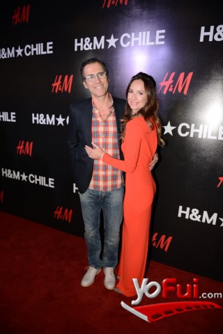 Cristián Campos en Fiesta pre-lanzamiento primera tienda H&M de Latinoamérica