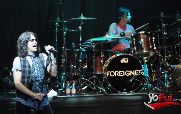 Fotografía en Concierto de  FOREIGNER, Teatro Caupolicán