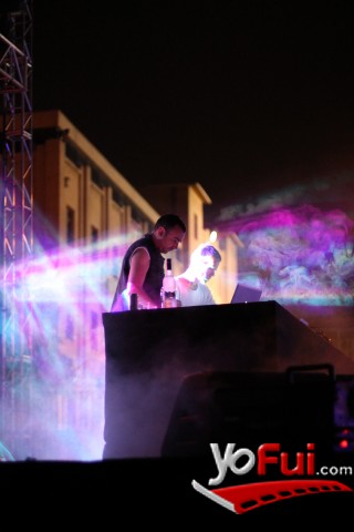 Fotografía en Los beats de The Presets se tomaron Santiago, Centro Cultural Matucana 100
