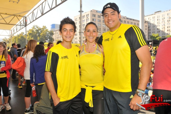 Sebastián en Maratón de Santiago 2013 (séptima versión)