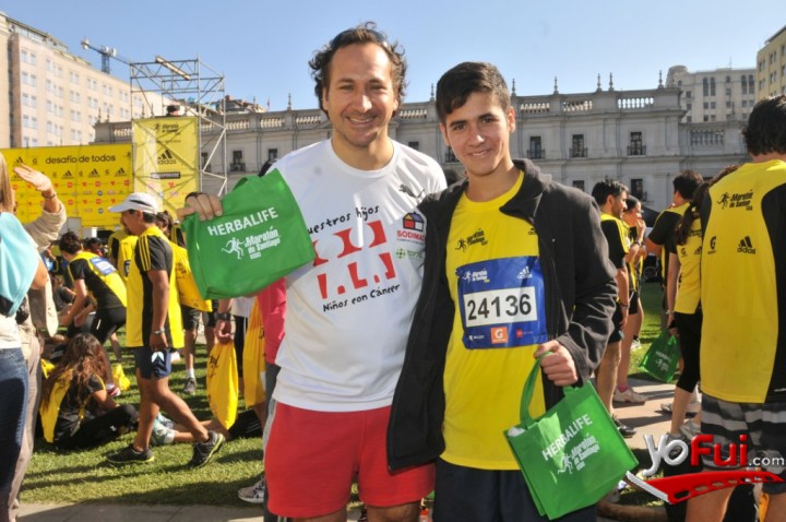 Juan Pablo Saez en Maratón de Santiago 2013 (séptima versión)