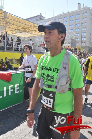 José Arias (corrió los 42 Kms)