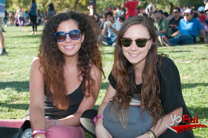 Antonia Gana en Lollapalooza Chile 2013 (día domingo 7 de abril)