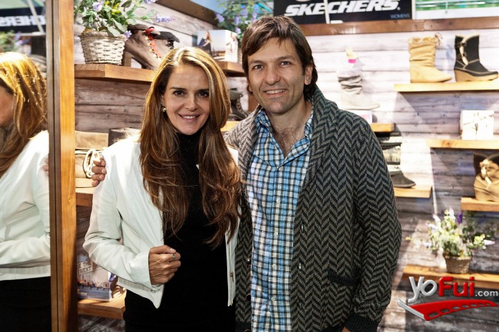 Andrea Hoffmann en Skechers participó en la feria Taconeras