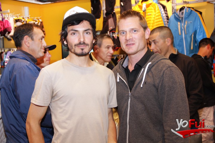 Cristobal Diaz en Lanzamiento Desafío Cumbres Mountain Hardwear