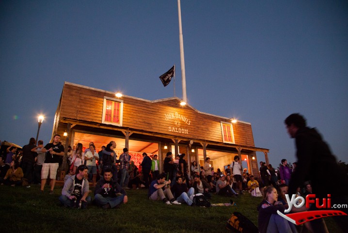 Fotografía en Jack Daniel ́s Saloon en Lollapalooza Chile 2013, Parque O'Higgins