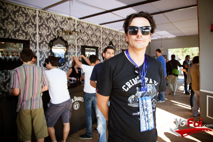 Sergio Lagos en Jack Daniel ́s Saloon en Lollapalooza Chile 2013