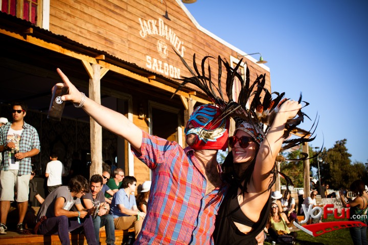 Fotografía en Jack Daniel ́s Saloon en Lollapalooza Chile 2013, Parque O'Higgins