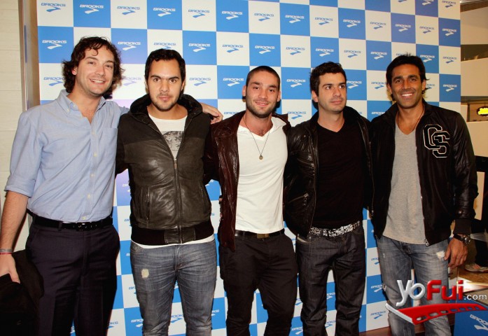 Mariano García en Inauguración local Brooks en mall Alto Las Condes