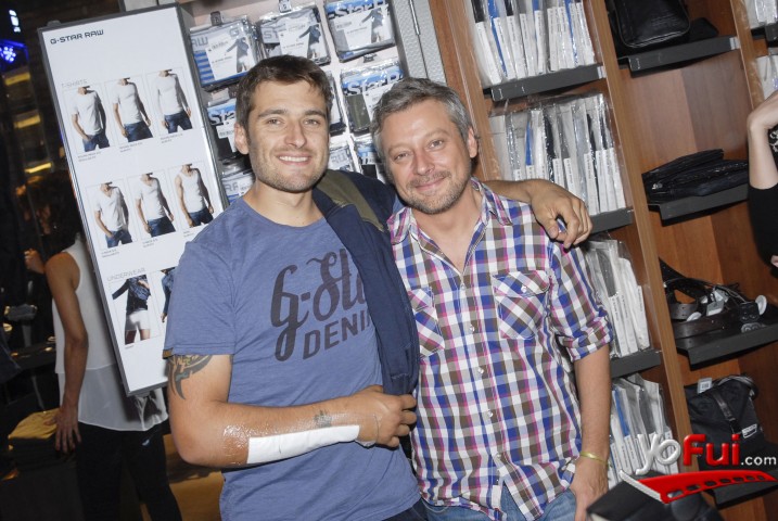 Juan Manuel Astorga en Inauguración tienda G-Star Raw en Parque Arauco
