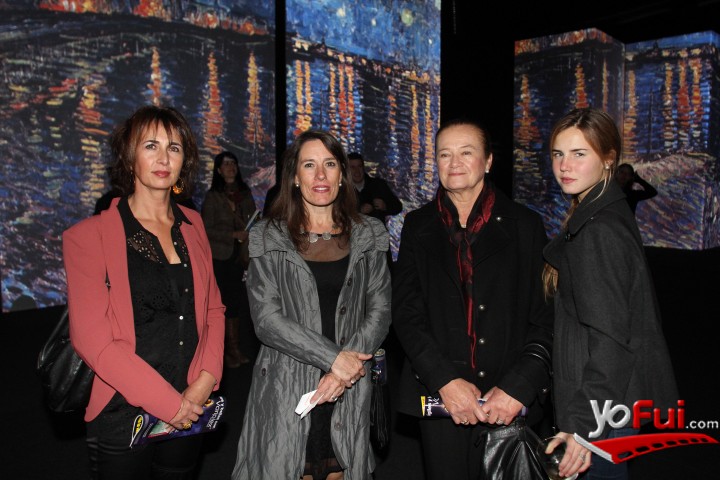 Paula Dominguez en Gala Inaugural Exposición Van Gogh Alive Experience
