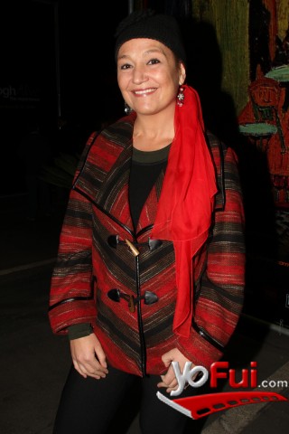 Claudia Castillo en Gala Inaugural Exposición Van Gogh Alive Experience