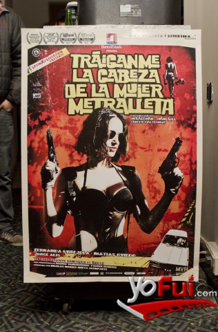 Fotografía en Avant Premiere de Tráiganme la cabeza de la mujer metralleta, Cine Hoyts