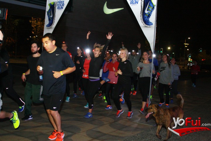 Fotografía en Lanzamiento de Nike Free, Parque Bicentenario