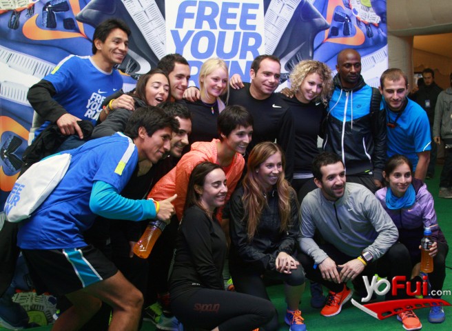 Fotografía en Lanzamiento de Nike Free, Parque Bicentenario