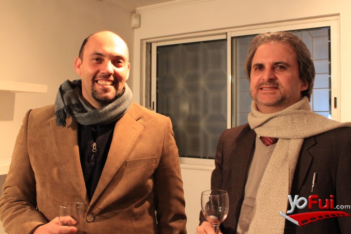 Carlos Kessel en Inauguración Exposición Dibujos y Pintura de Gustavo Schmidt