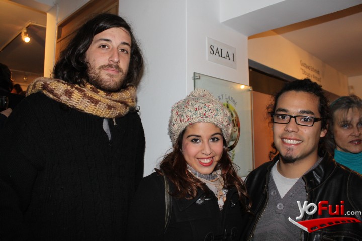 Lucas Valenzuela en Inauguración Exposición Dibujos y Pintura de Gustavo Schmidt