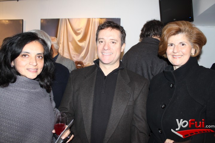 Marcela Brito en Inauguración Exposición Dibujos y Pintura de Gustavo Schmidt