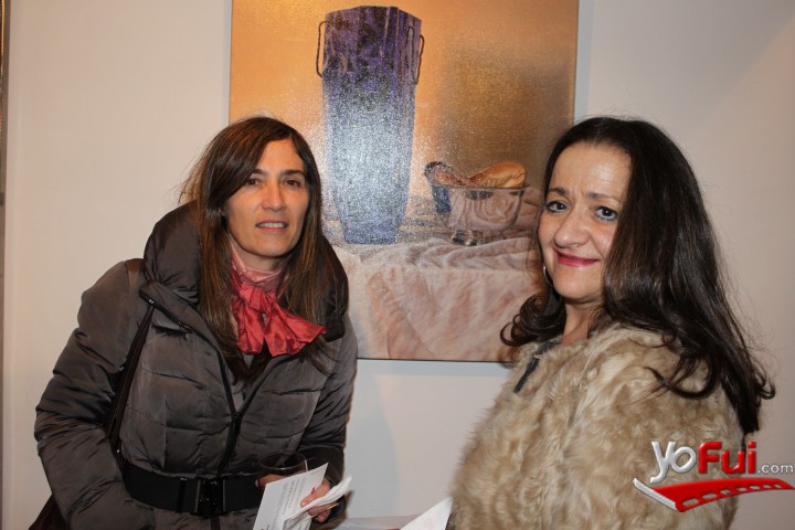 Carolina Montiel en Inauguración Exposición Dibujos y Pintura de Gustavo Schmidt