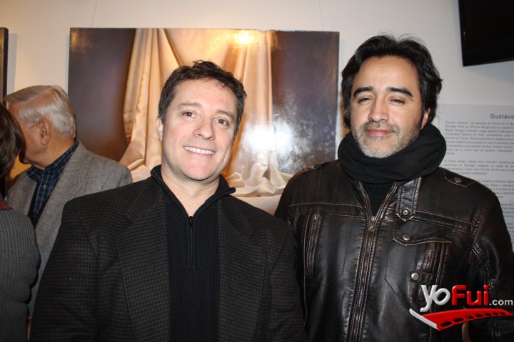 Gustavo Schmidt en Inauguración Exposición Dibujos y Pintura de Gustavo Schmidt