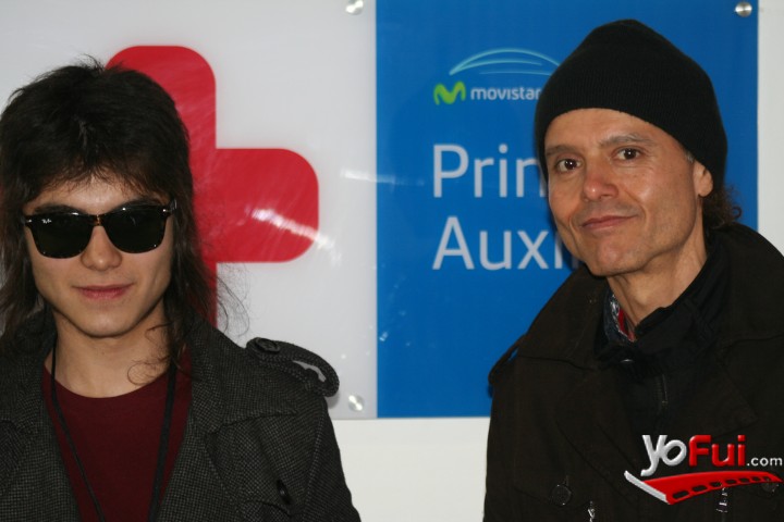 Simón Gonzalez (Guitarrista de la Banda OOParts), Carlos Gonzalez (Bajista de Charly García)