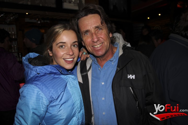 Dominga Rebori en Fiesta de lanzamiento del Columbia Snow Challenge