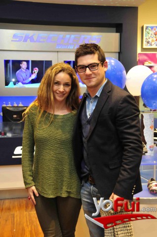 Claudio Castellón en Reapertura Skechers en Mall Marina Arauco