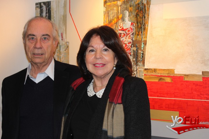 Gabriel Gasic, Marcela Muñoz, expositora