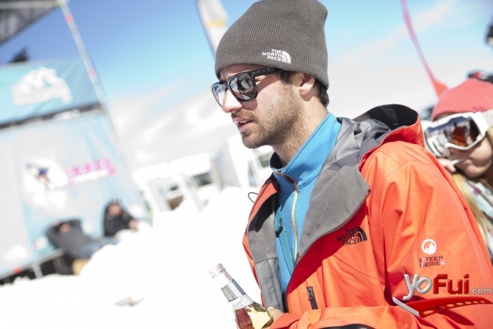 Callum Petit, uno de los esquiadores más extremos estuvo en Chile