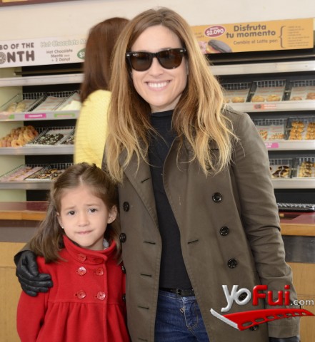 Francisca Olivares en Dunkin' Donuts celebró el Día del Niño