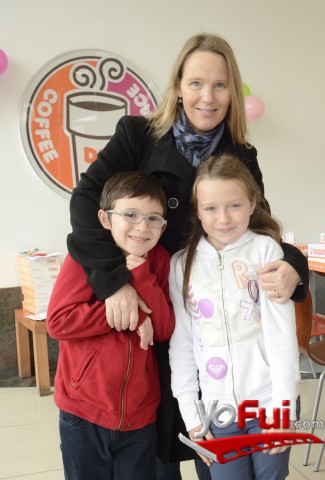 Nicolás Quintana en Dunkin' Donuts celebró el Día del Niño