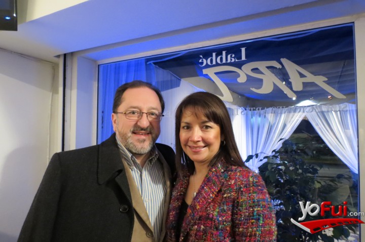 Anita Jaque en Exposición “Escalabrados y Derrames” de la artista Rosangela Dorazio